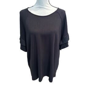 Women’s Hallogen Shirt Sleeve Knit Top. Size XXL Corpcore Business Casual